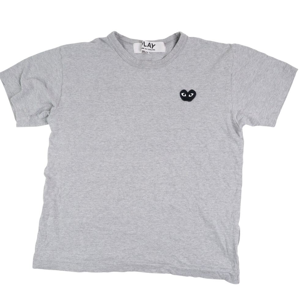 Comme Des Garcons Play Heart Patch Graphic T Shirt